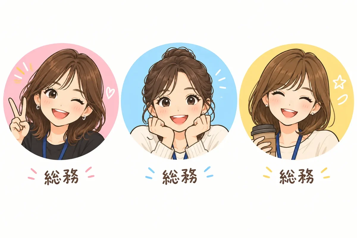 それぞれのアイコン🔵