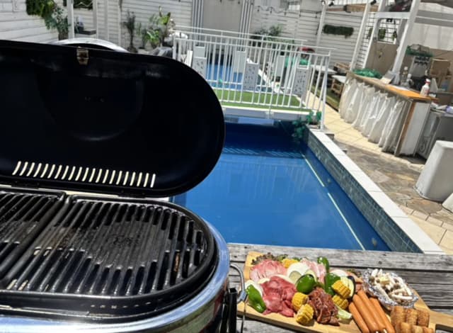 都会の中でBBQランチ✨🍖