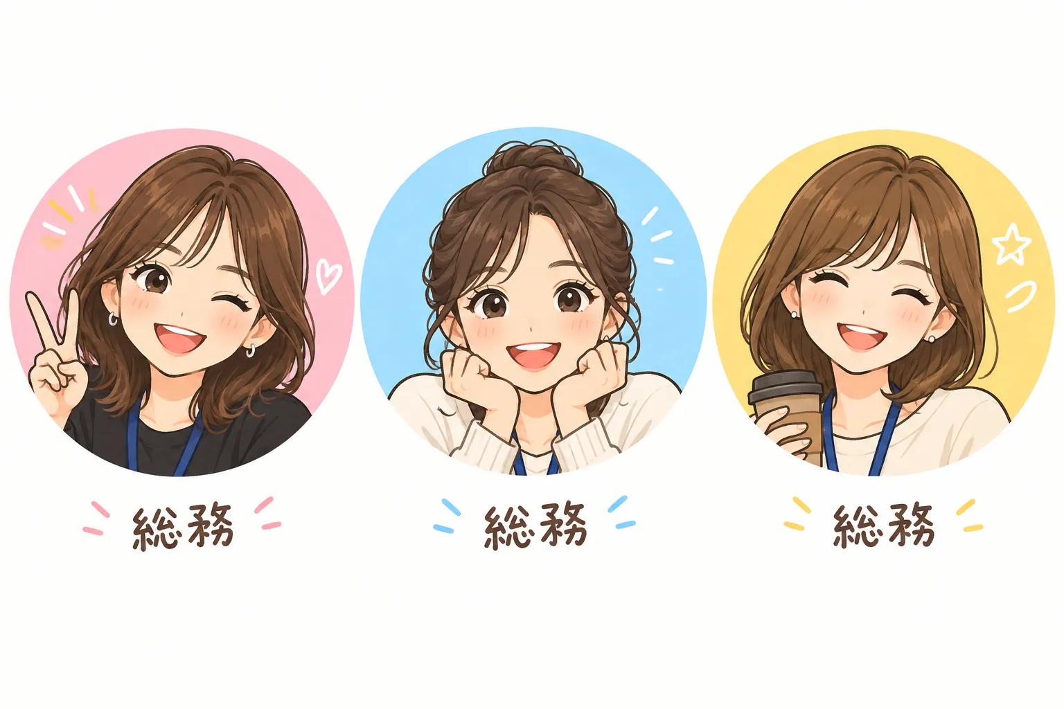 それぞれのアイコン🔵
