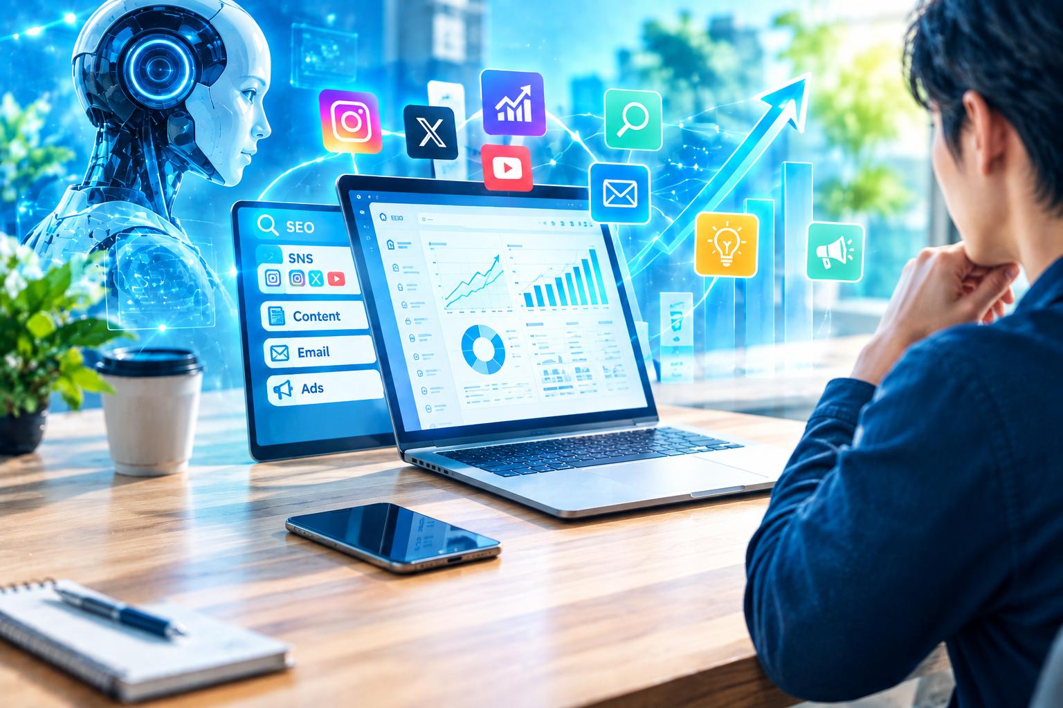 AIマーケティングとは?AI時代に負けないためのマーケティング手法を徹底解説